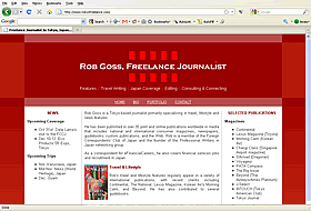 Rob Goss, Freelance Journalist